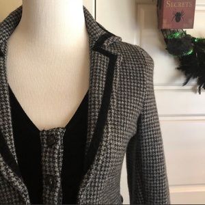 Anthropologie brand Sparrow Houndstooth Sweater